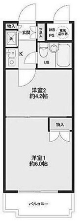 日興パレス登戸の物件間取画像